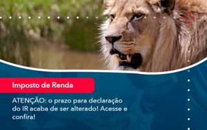 ATENÇÃO: o prazo para declaração do IR acaba de ser alterado! Acesse e confira!
